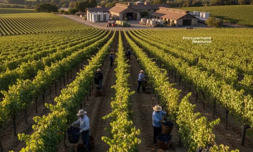 Producers of Red Wine in the USA