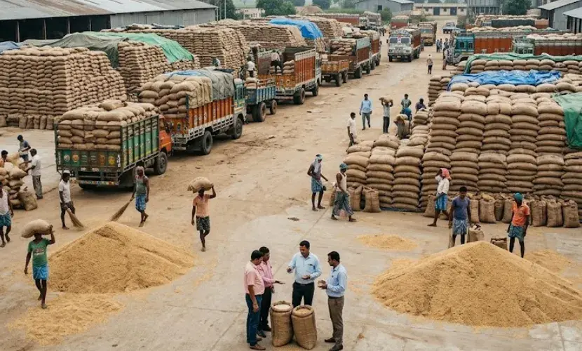 Indian Rice Export Prices Hold at One Year High Through First Week of October
